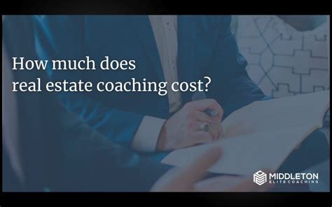 how much do rea estate coaches charge